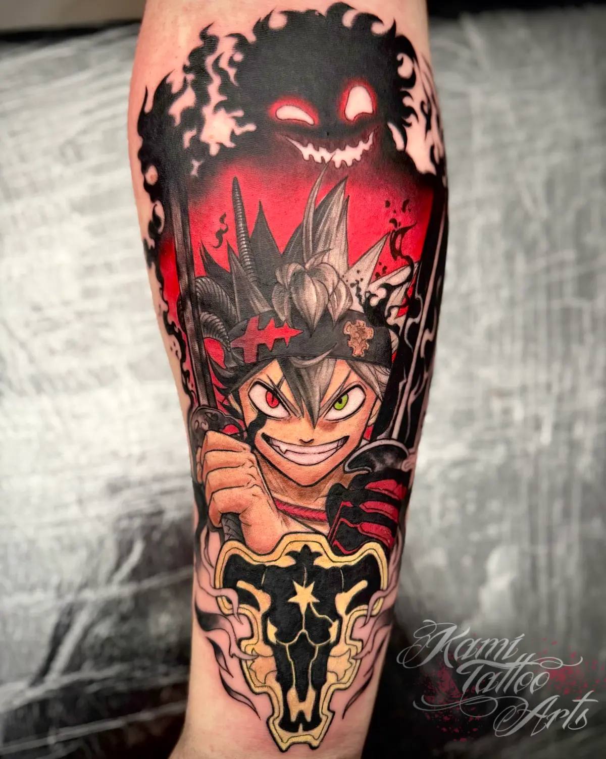 Asta Black Clover Tattoo