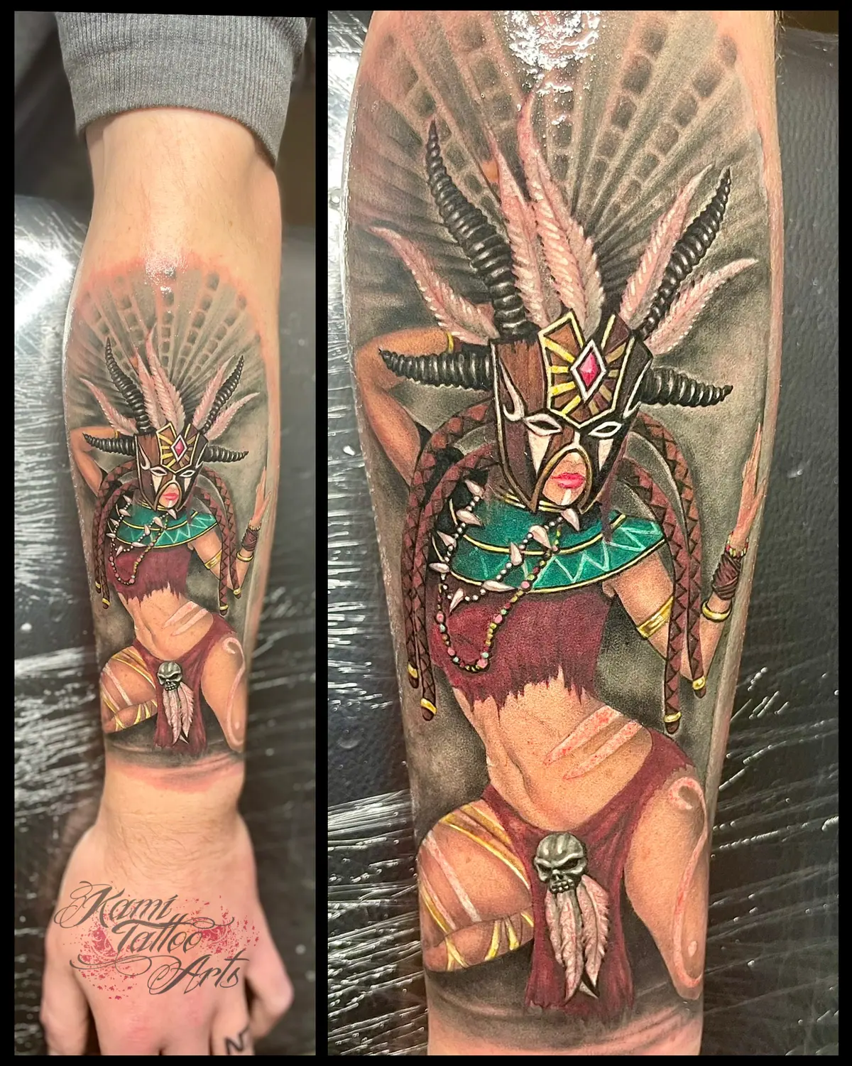 Shaman Diablo Game Colour Tattoo
