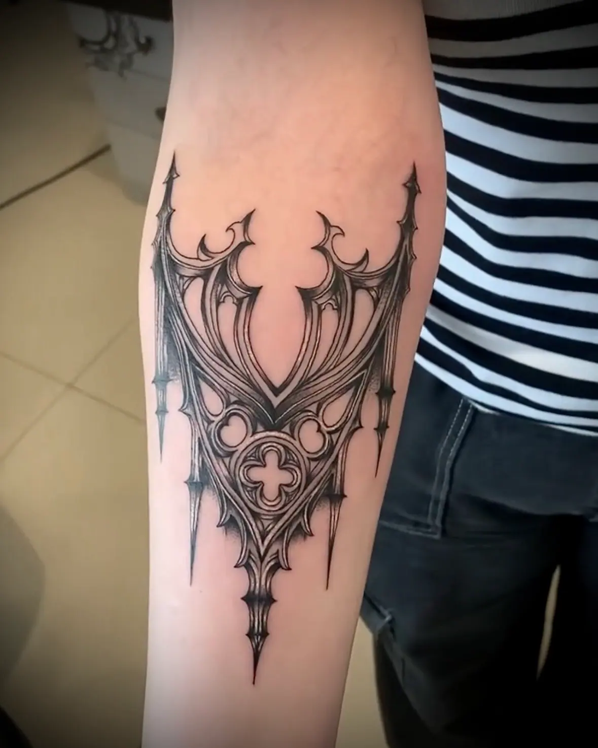 Cathedral Window Tattoo