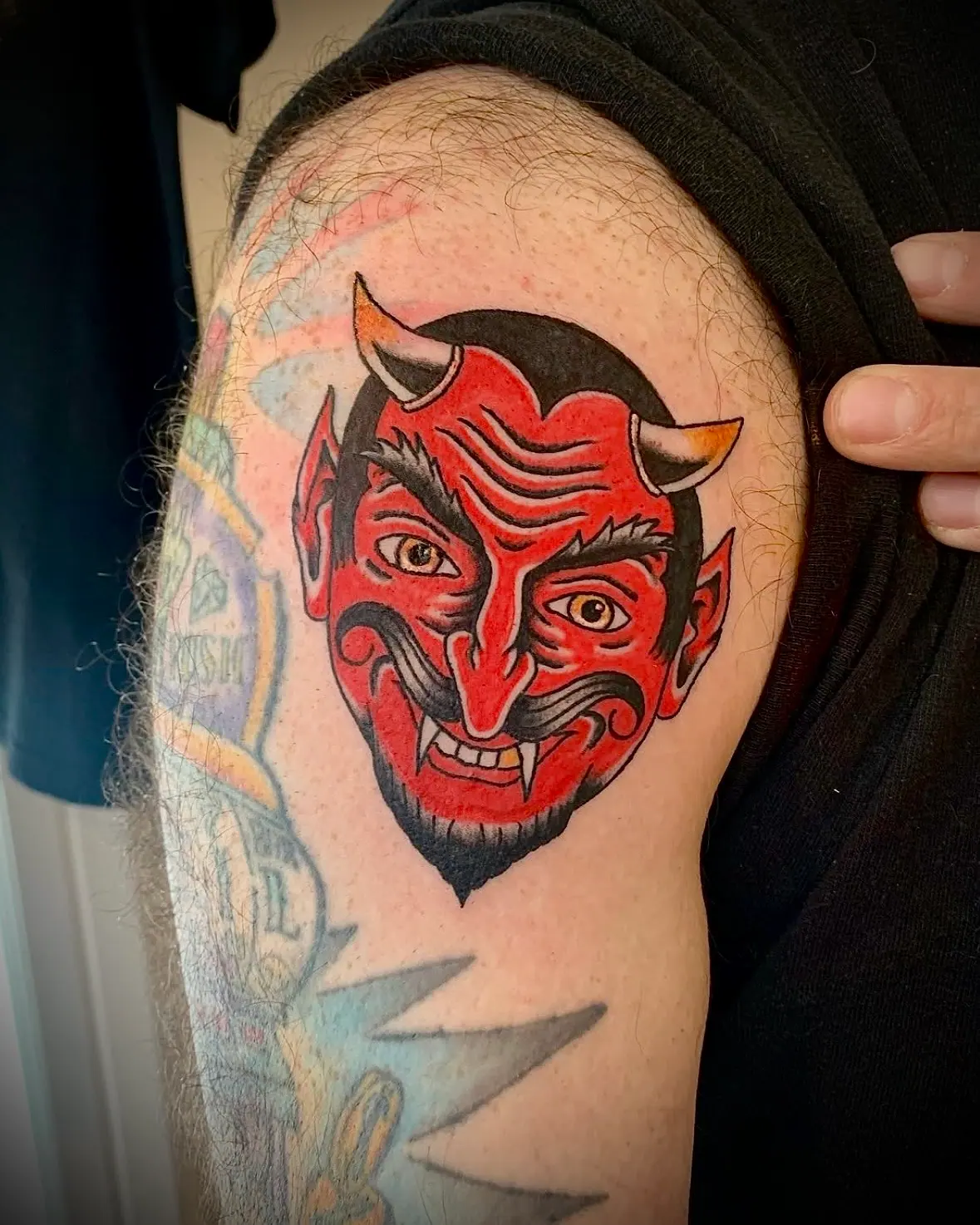 Devil Traditional Oldschool Tattoo